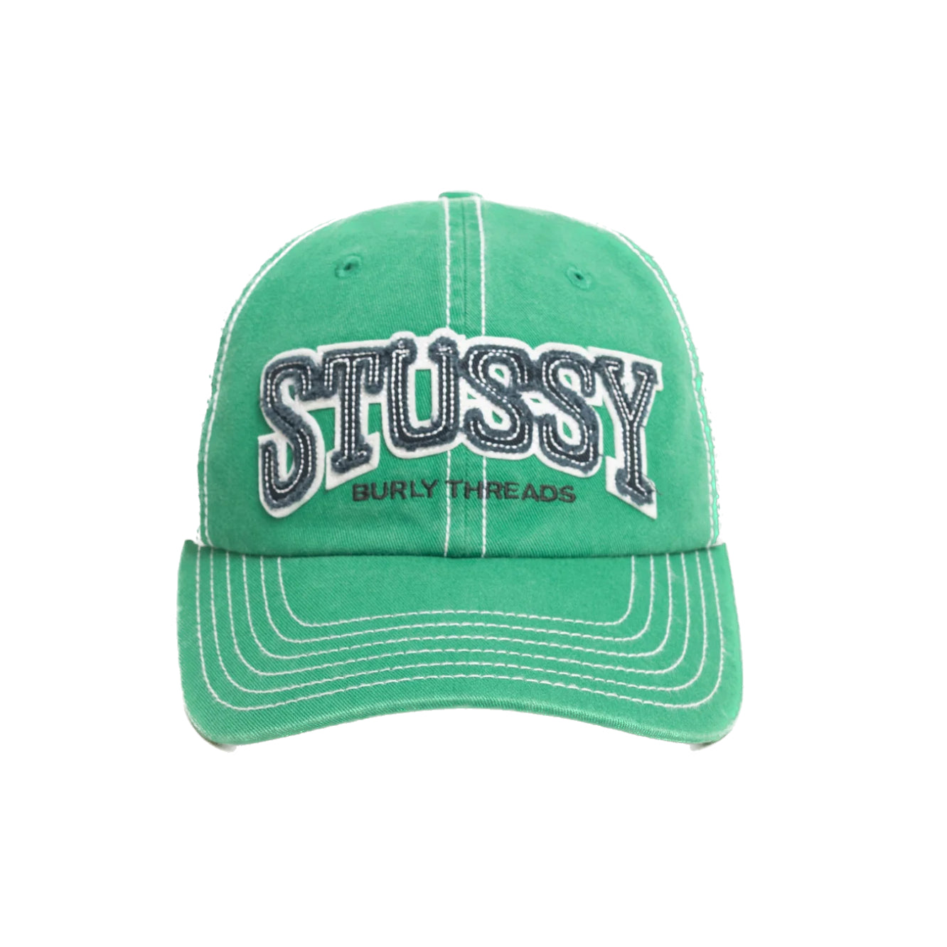 Stussy Md Burly Threads Trucker Cap - Green