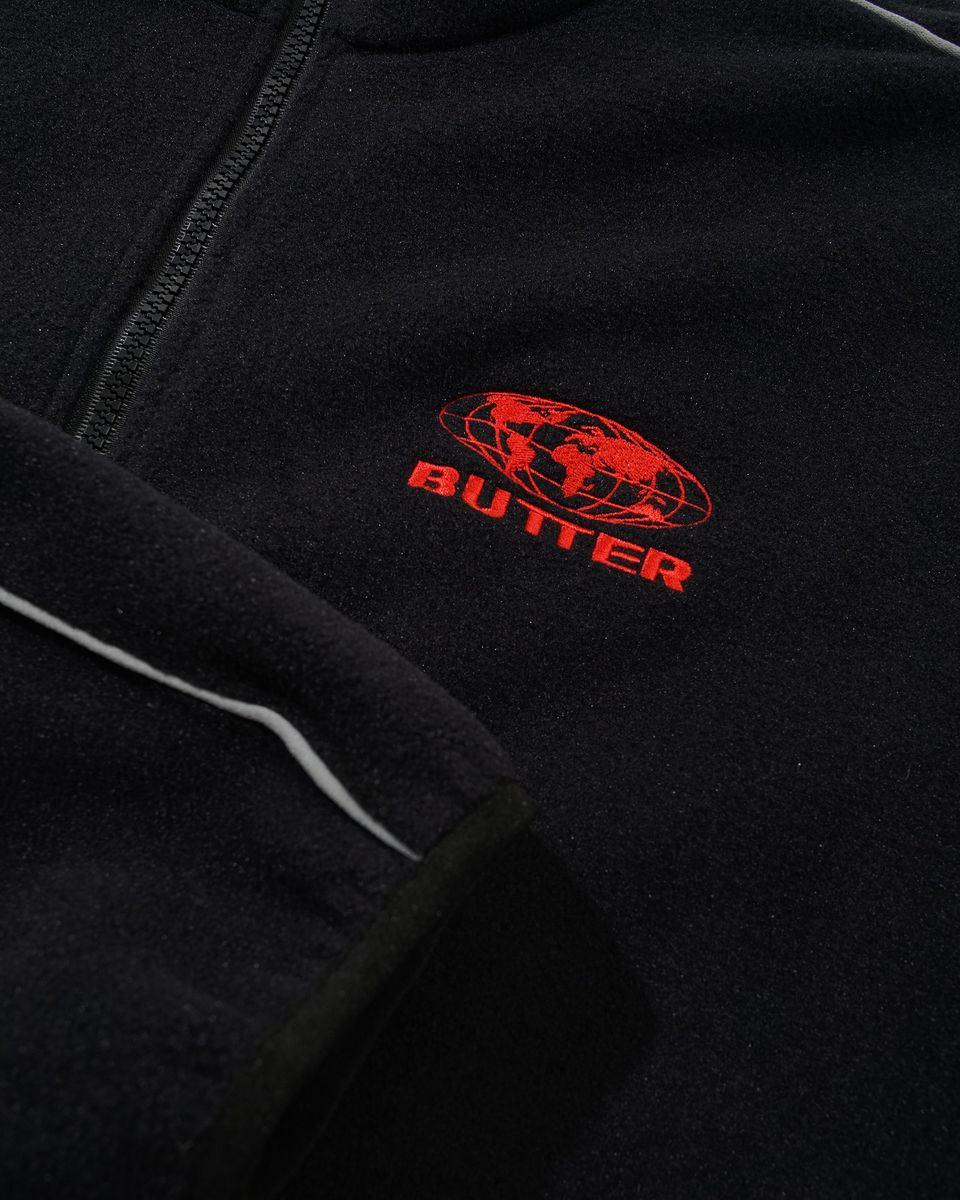 Butter Goods x Umbro Polartec Zip-Thru Jacket - Black