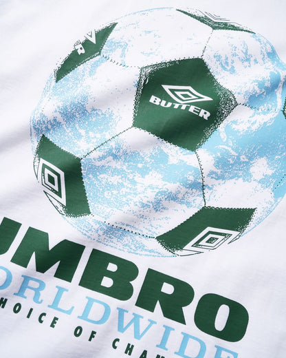 Butter Goods x Umbro World Game Tee - White