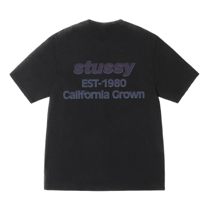 Stussy California Grown Pigment Dyed Tee - Black