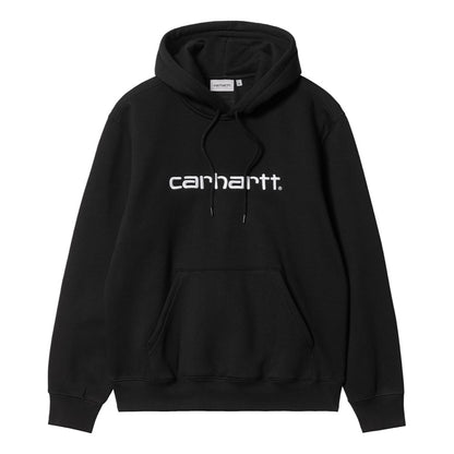 Carhartt WIP Logo Hoodie - Black/White