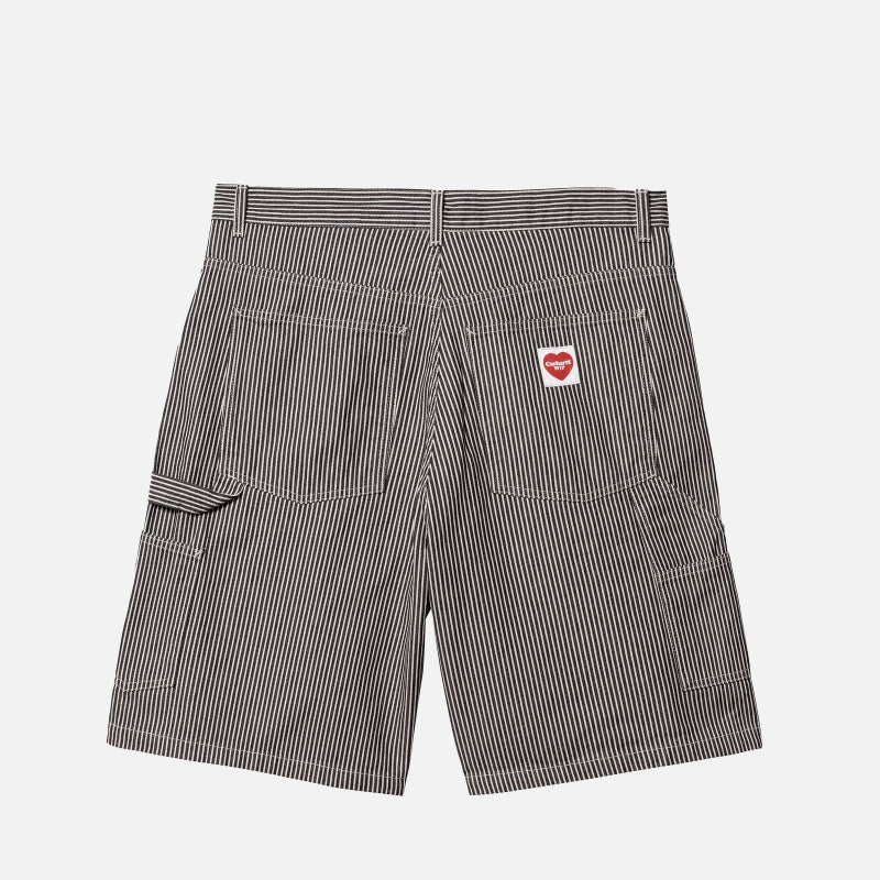 Carhartt WIP Terrell Single Knee Short - Dark Navy/Wax Rinsed