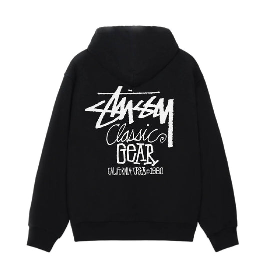 Stussy Classic Gear Hoodie - Black