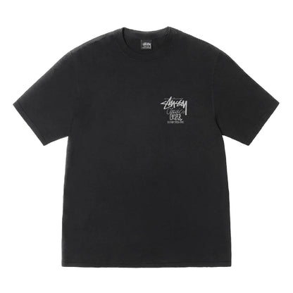 Stussy Classic Gear Pigment Dyed Tee - Black