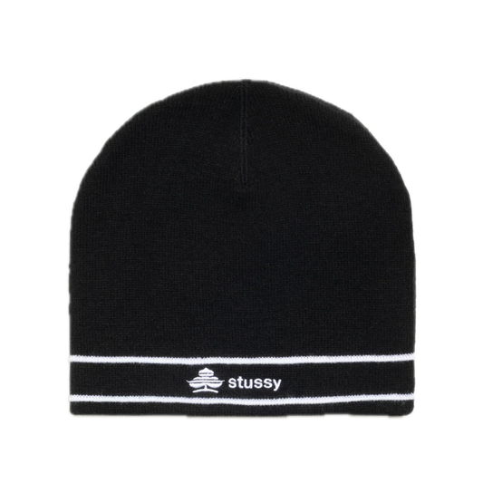 Stussy Clover Skullcap Beanie - Black