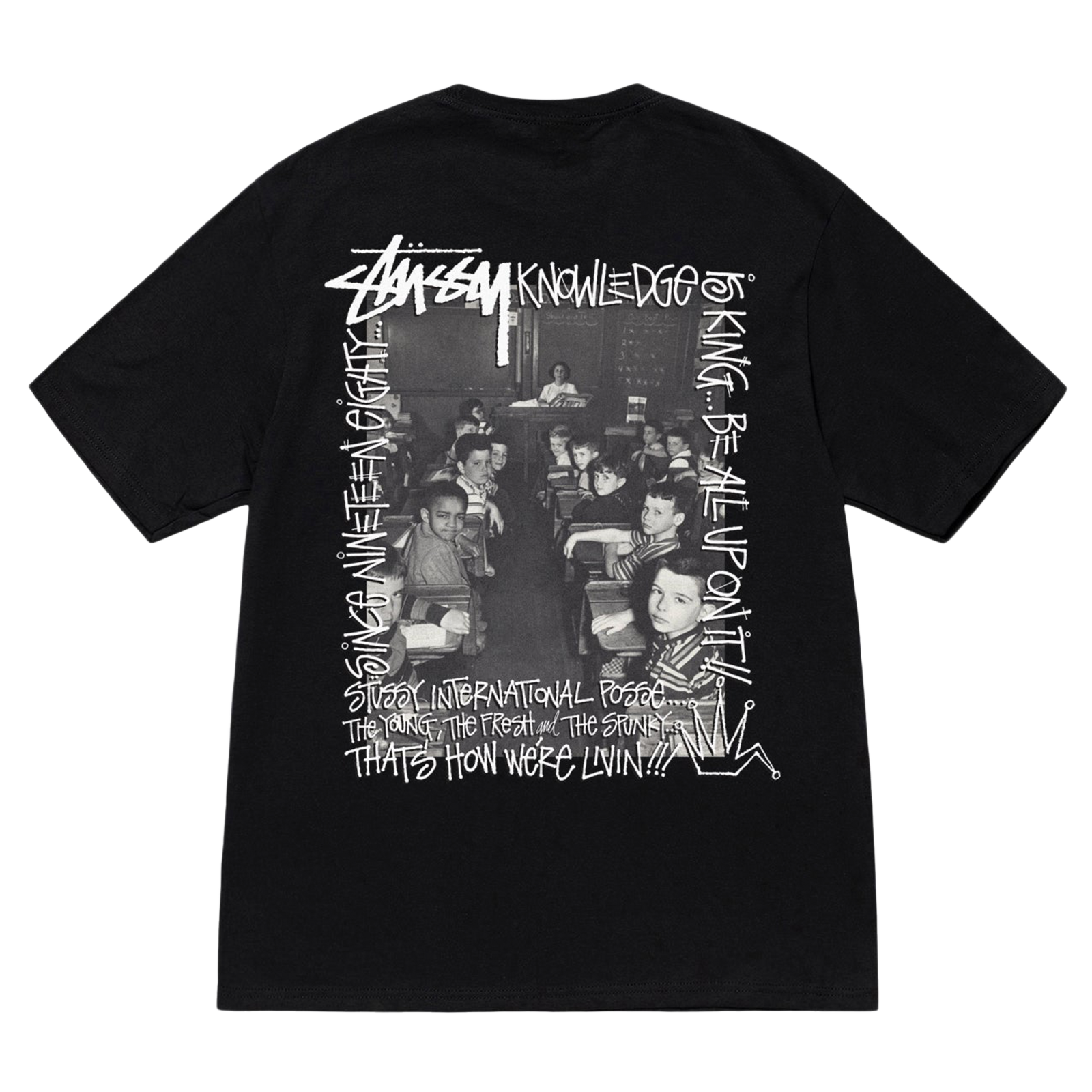 Stussy Classroom Tee - Black – Ninetimes Skateshop