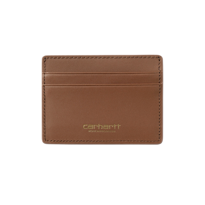 Carhartt WIP Vegas Cardholder - Cognac/Gold