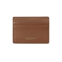 Load image into Gallery viewer, Carhartt WIP Vegas Cardholder - Cognac/Gold