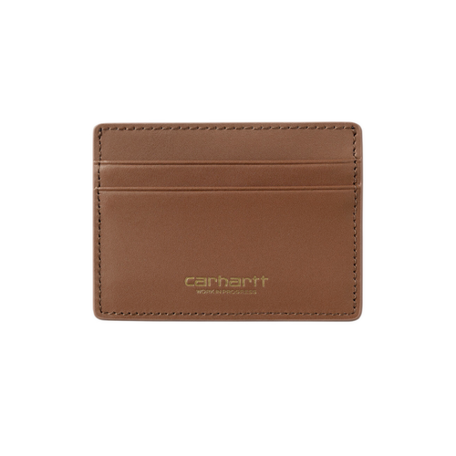 Carhartt WIP Vegas Cardholder - Cognac/Gold