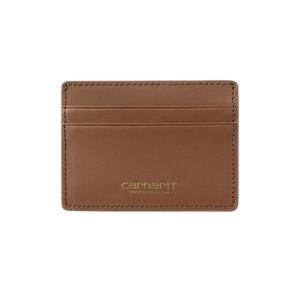 Carhartt WIP Vegas Cardholder - Cognac/Gold