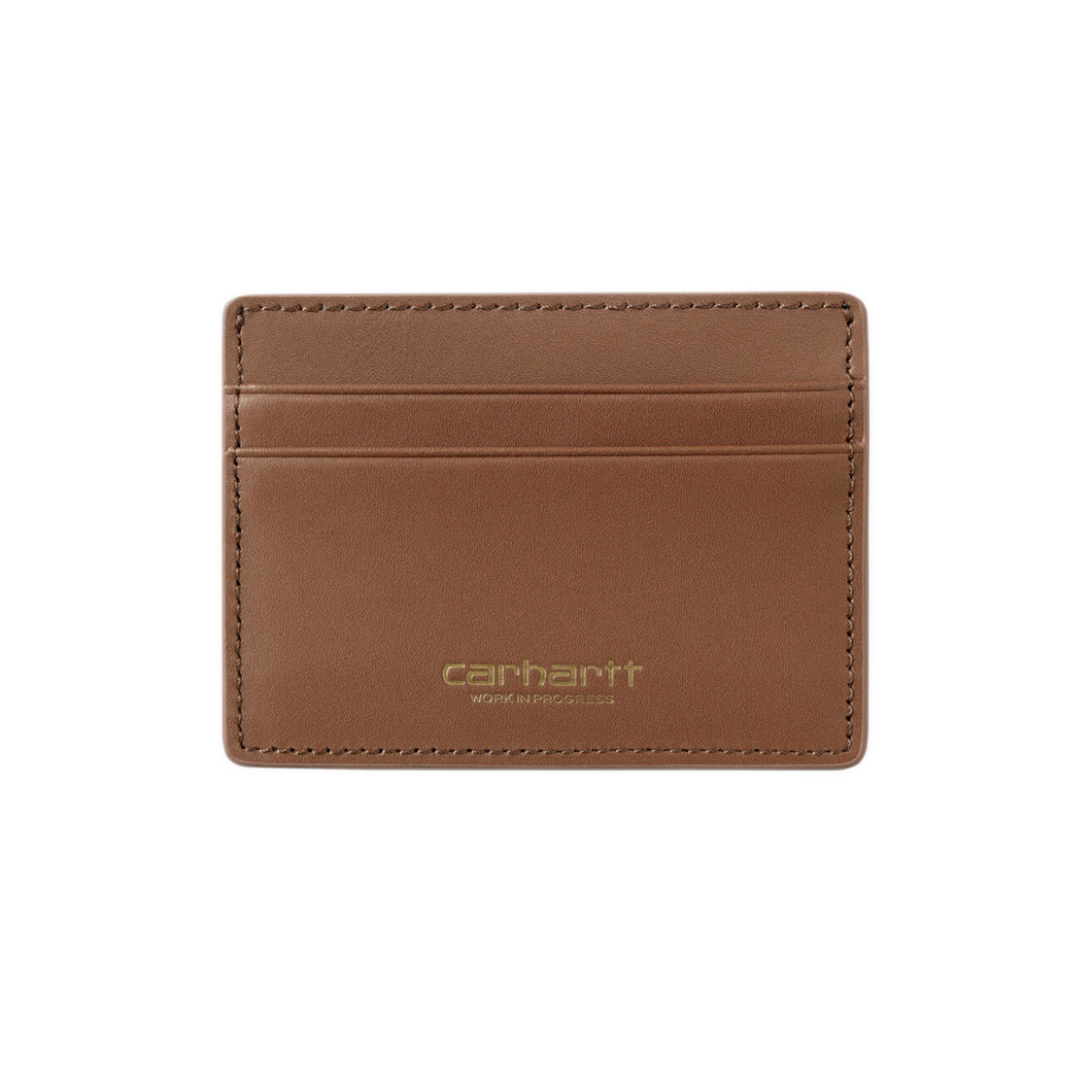 Carhartt WIP Vegas Cardholder - Cognac/Gold