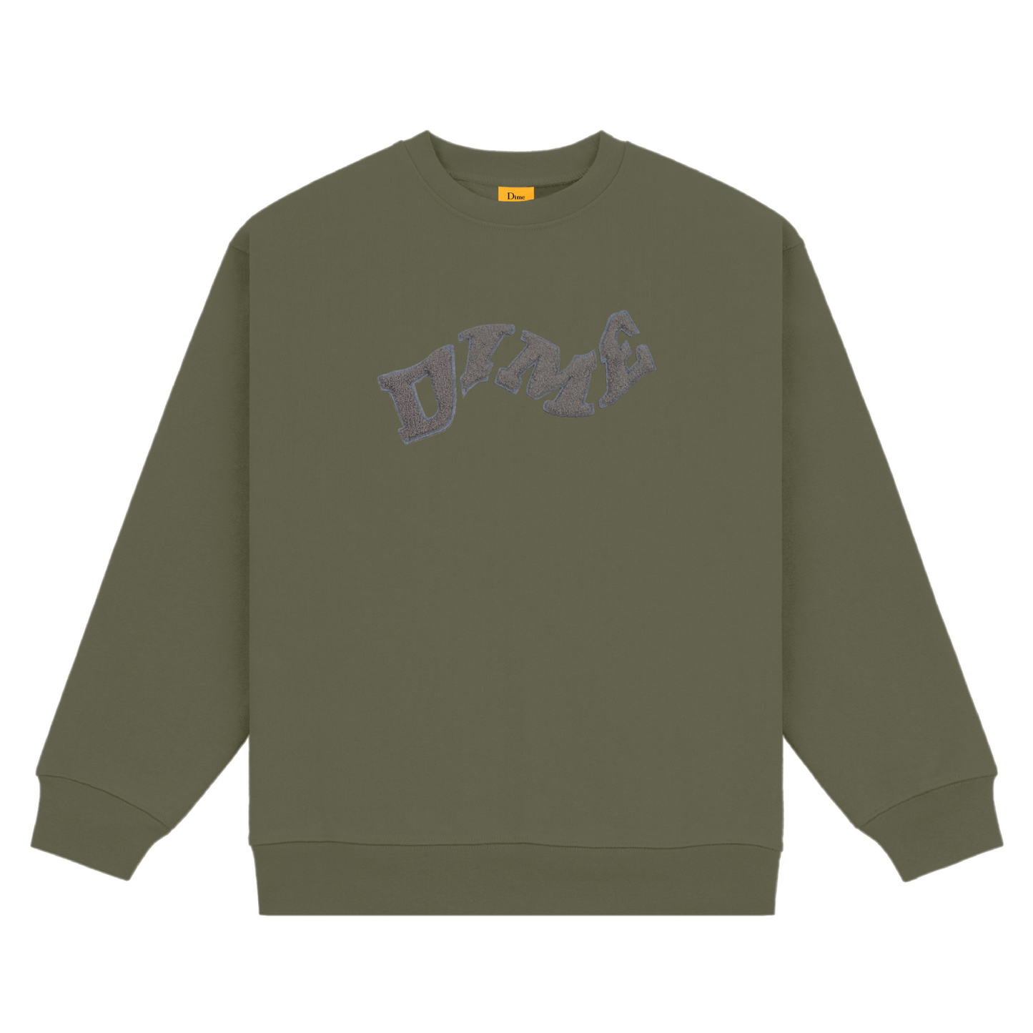Dime College Crewneck - Army Green