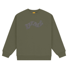 Load image into Gallery viewer, Dime College Crewneck - Army Green