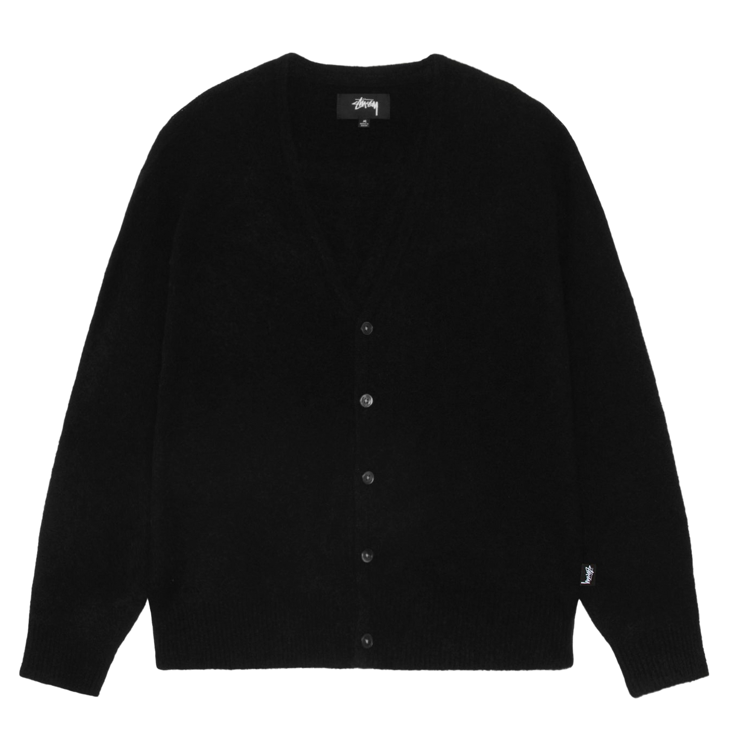 Stussy Brushed Cardigan - Black