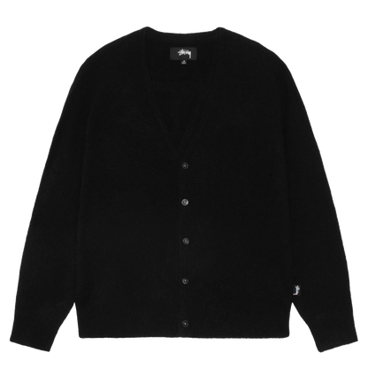 Stussy Brushed Cardigan - Black