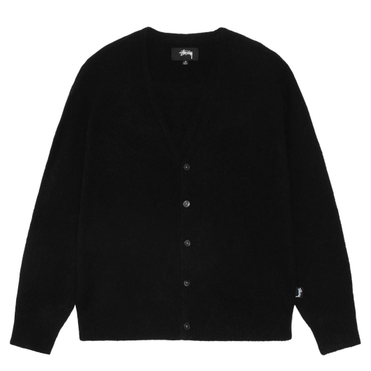 Stussy Brushed Cardigan - Black