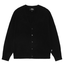 Load image into Gallery viewer, Stussy Brushed Cardigan - Black