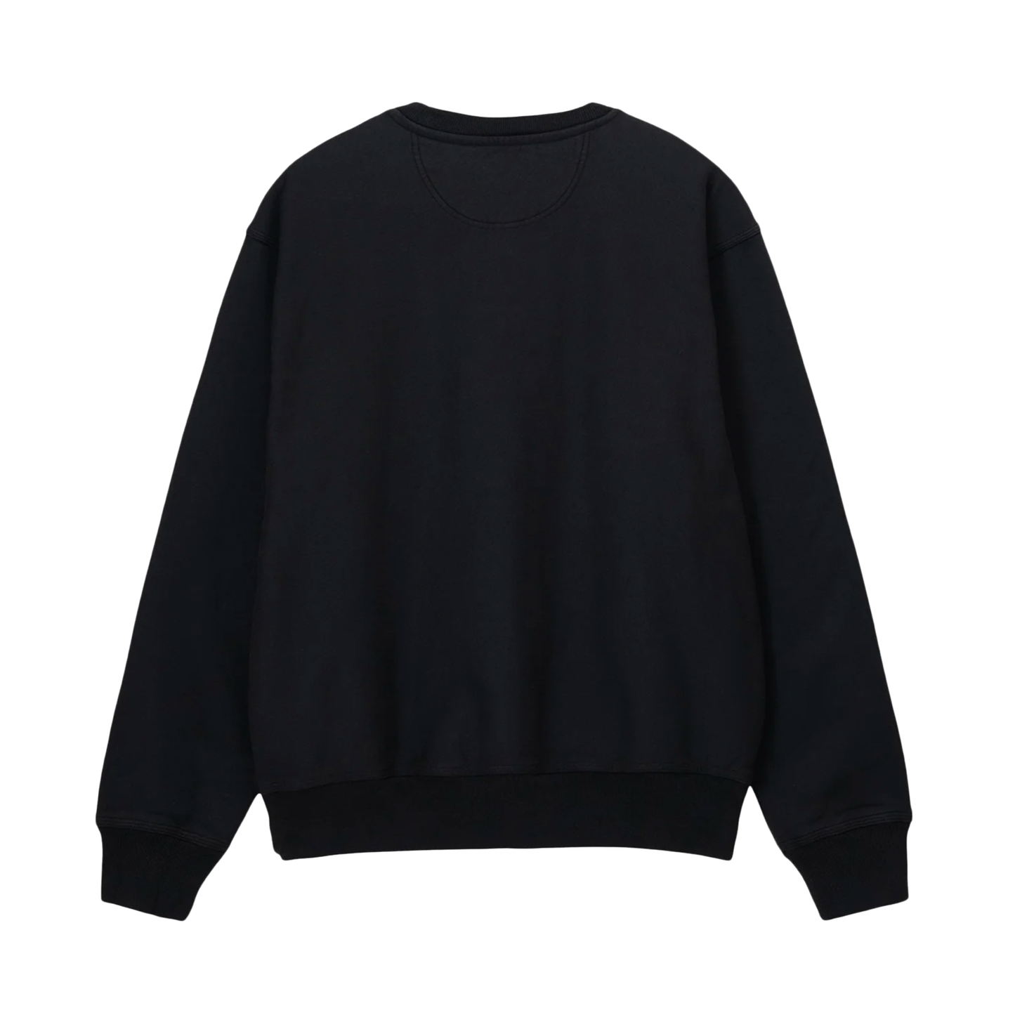 Stussy Stock Logo Crewneck - Washed Black