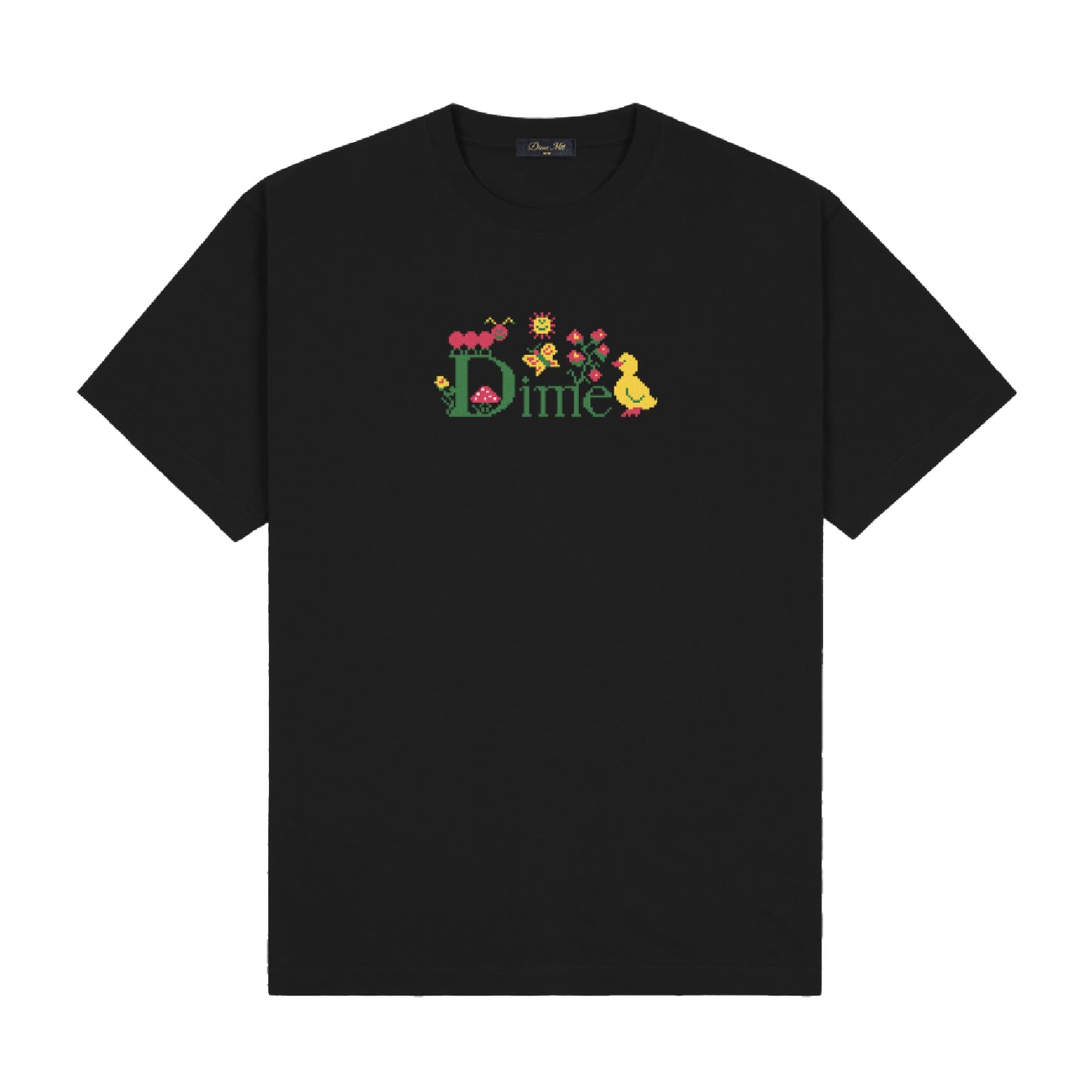 Dime Classic Cross Stitch Tee - Black