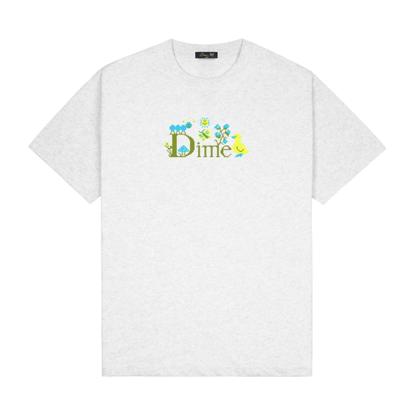 Dime Classic Cross Stitch Tee - Ash