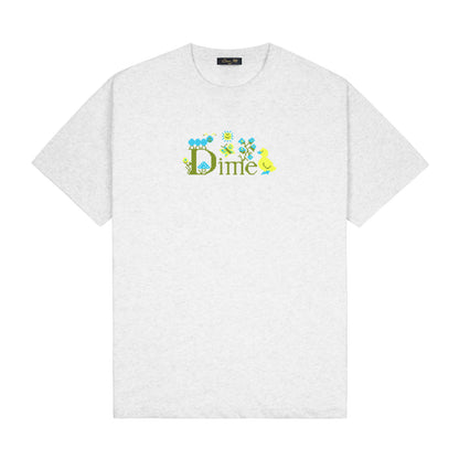 Dime Classic Cross Stitch Tee - Ash