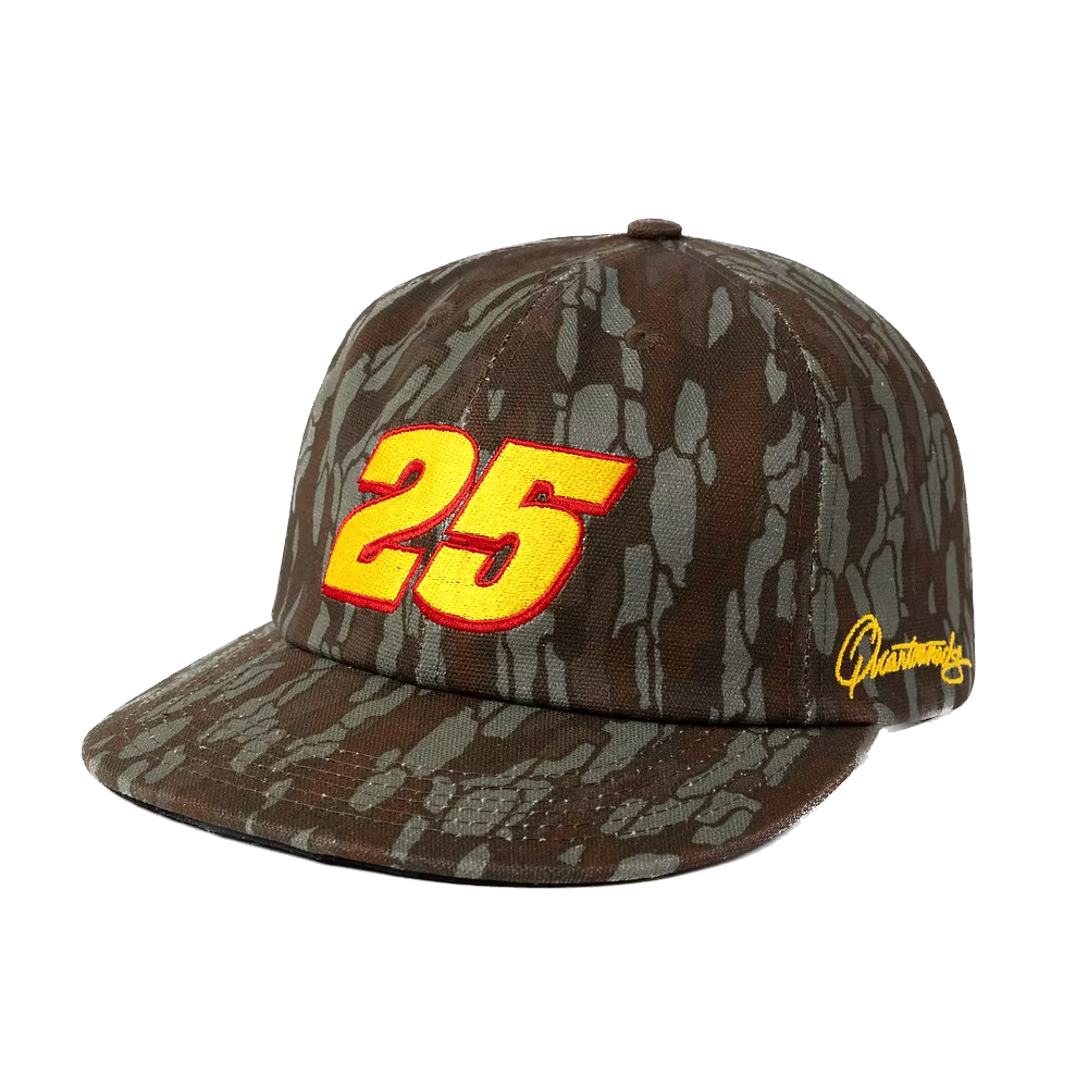 Quartersnacks Racer Cap - Bark Camo