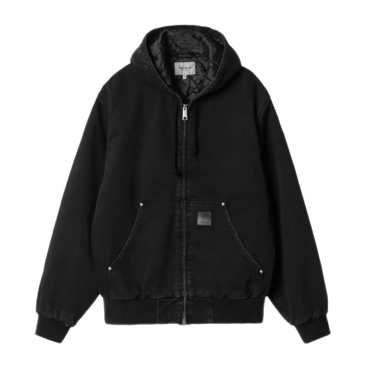 Carhartt WIP OG Active Rivet Jacket - Black Stone Washed