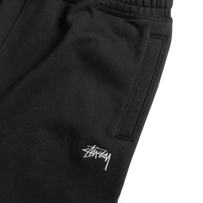 Stussy Stock Logo Sweatpant - Washed Black
