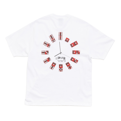 Stussy Dice Clock Tee - White