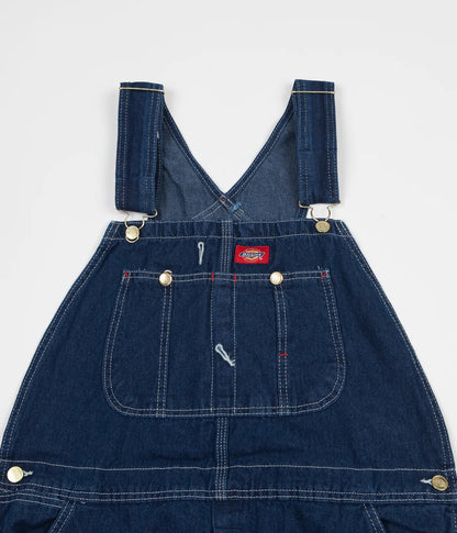 Dickies Classic Bib Overalls - Rinsed Indigo Blue