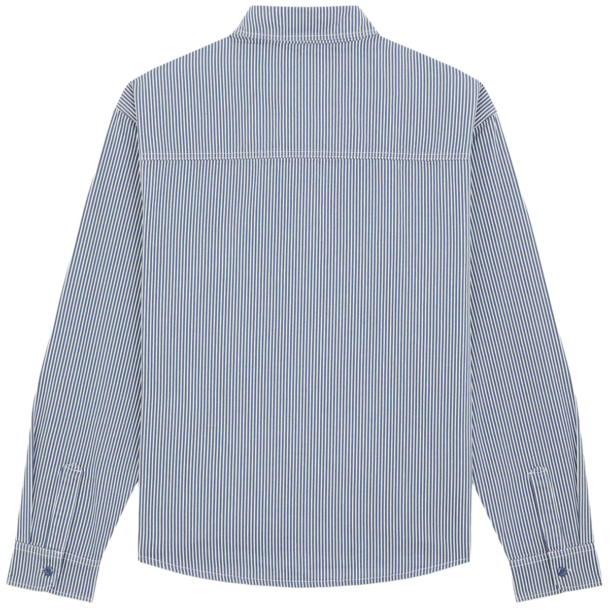 Dickies Hickory Stripe Longsleeve Work Shirt - Retro Indigo