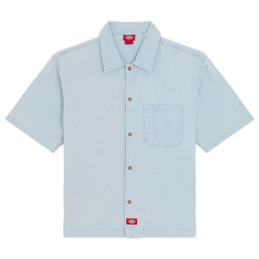 Dickies Washed Denim Shirt - Fog Blue