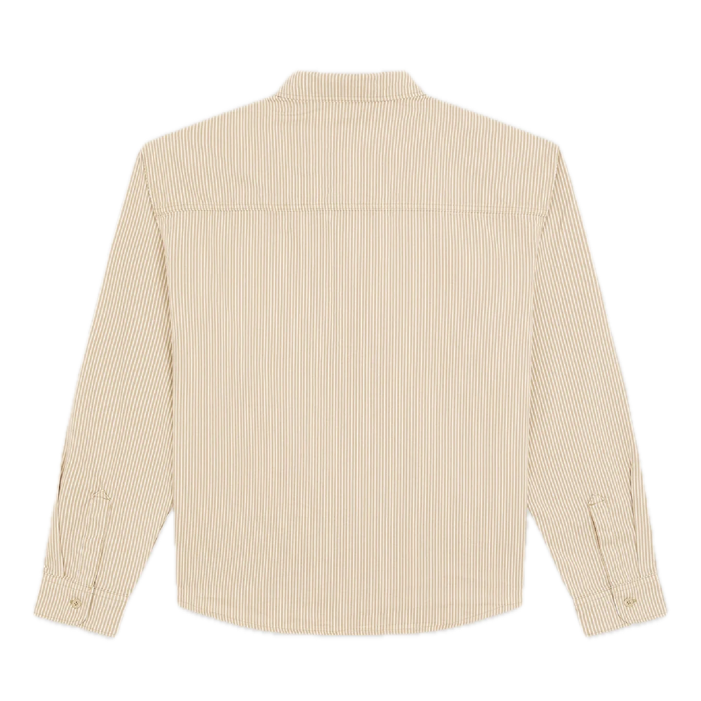 Dickies Hickory Stripe Longsleeve Work Shirt - Desert Sand