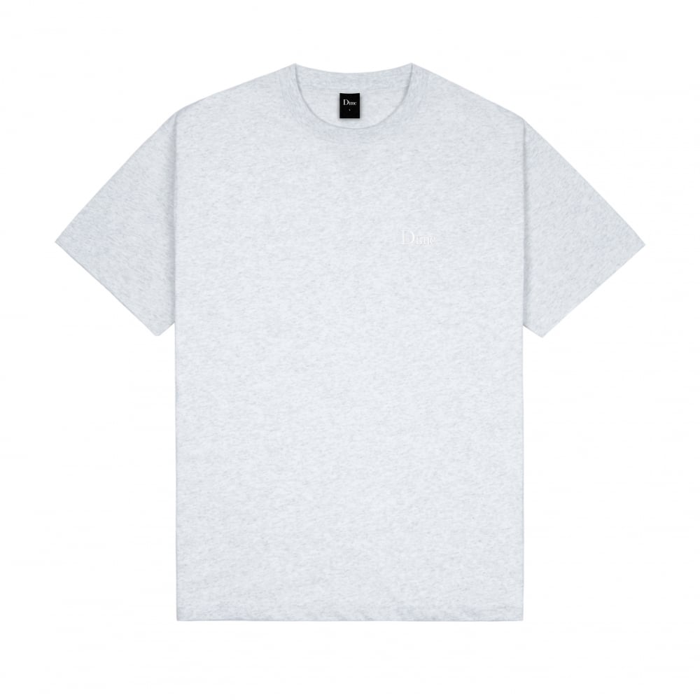 Dime Classic Small Logo Tee - Ash