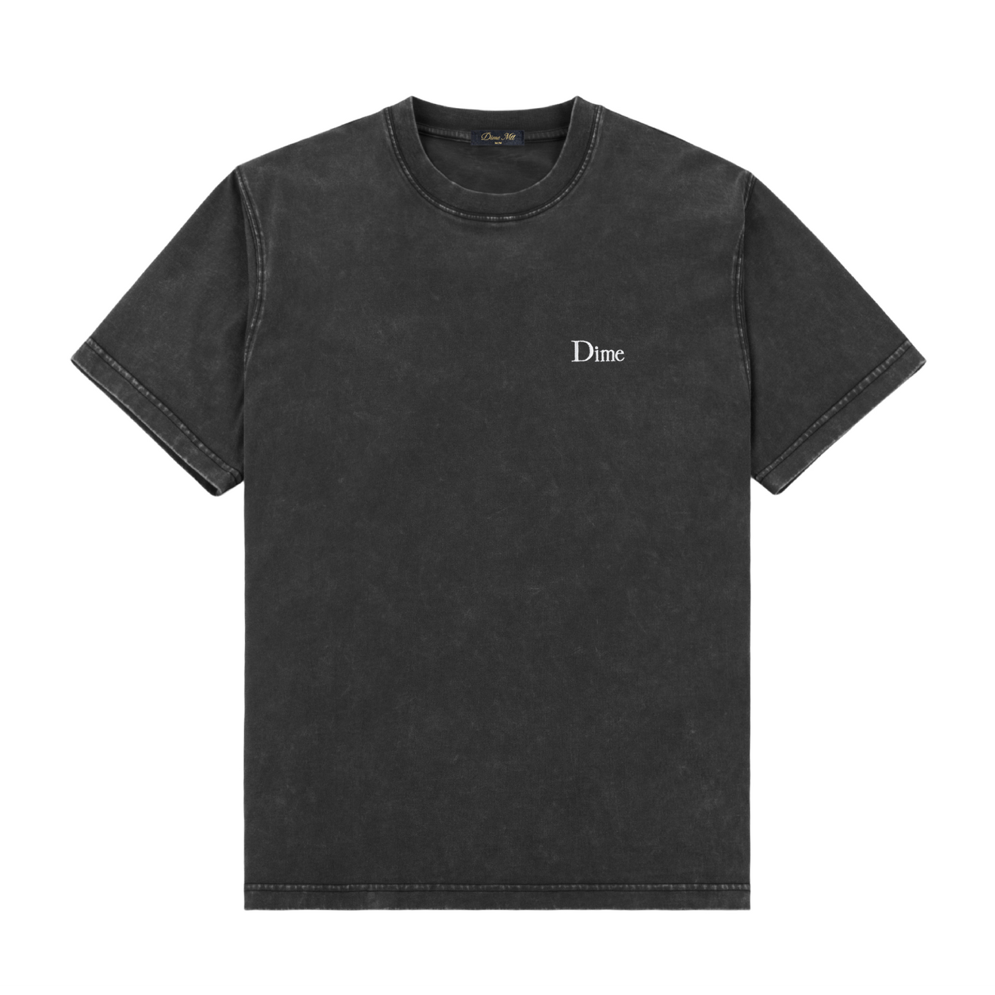Dime Classic Small Logo Tee - Faded Black