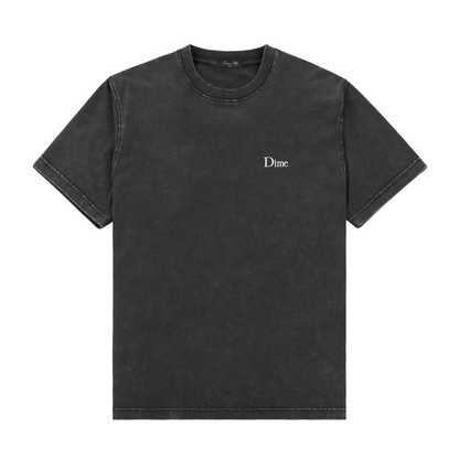 Dime Classic Small Logo Tee - Faded Black