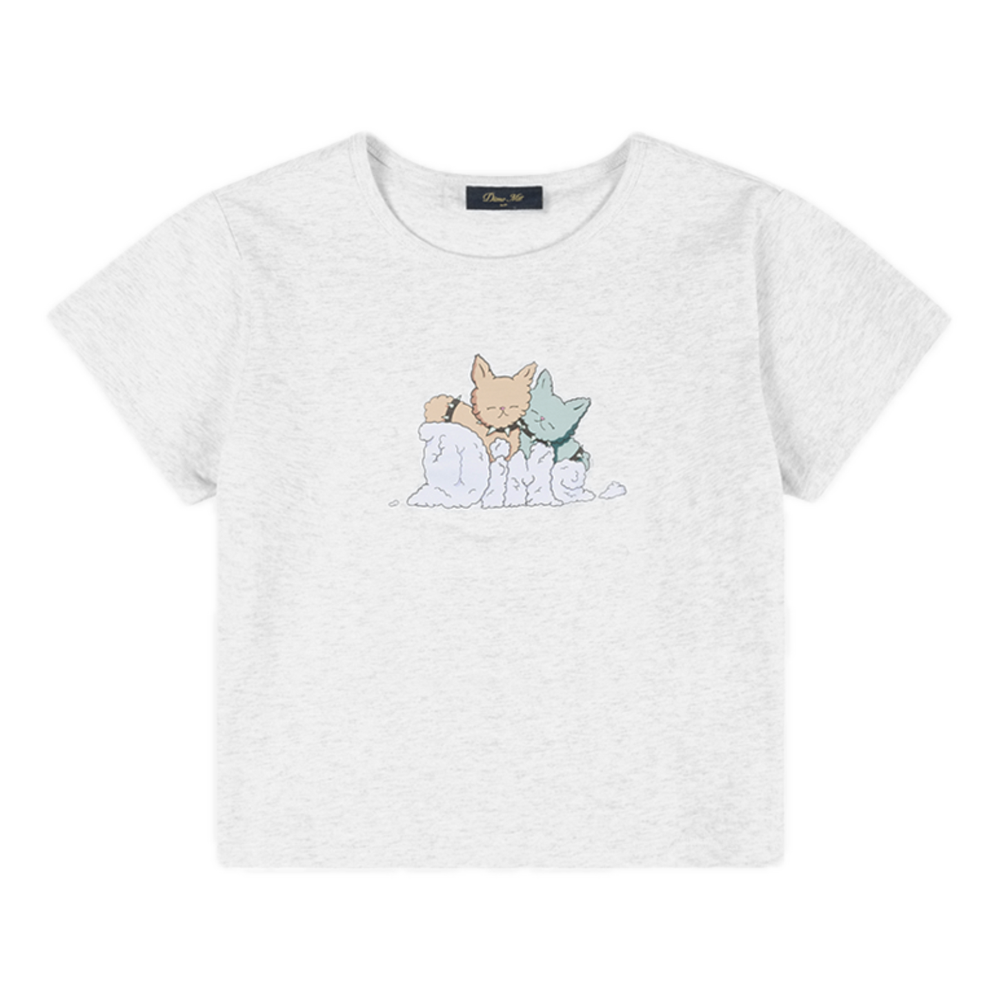Dime Women's Fluff Tee - Ash