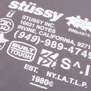 Stussy DNA Pigment Dyed Tee - Shark