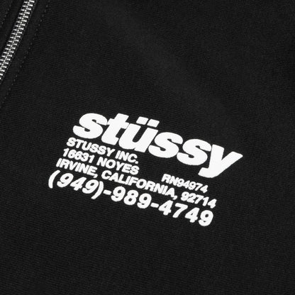 Stussy DNA Zip Hoodie - Black