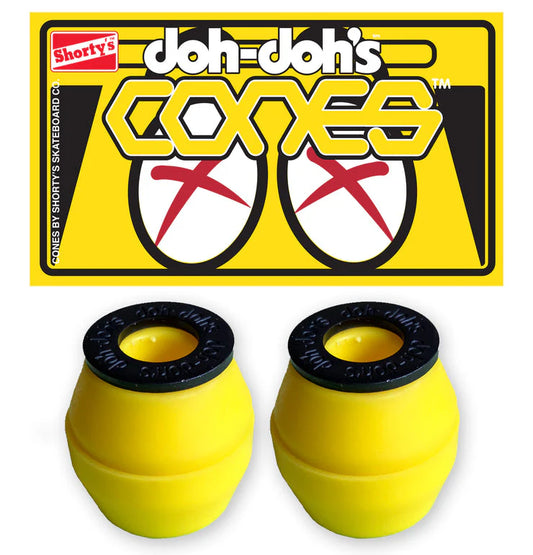 Shorty's Doh Doh Cones Bushings - Medium Yellow 92A