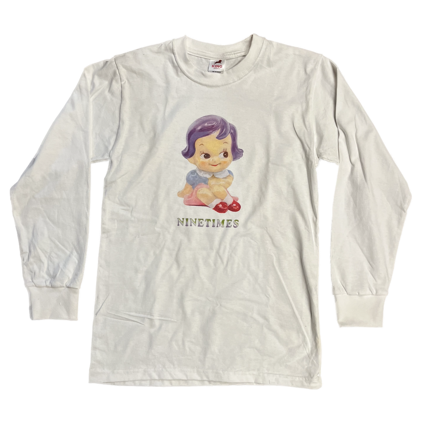 Ninetimes Doll Longsleeve Tee - White