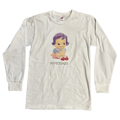 Ninetimes Doll Longsleeve Tee - White