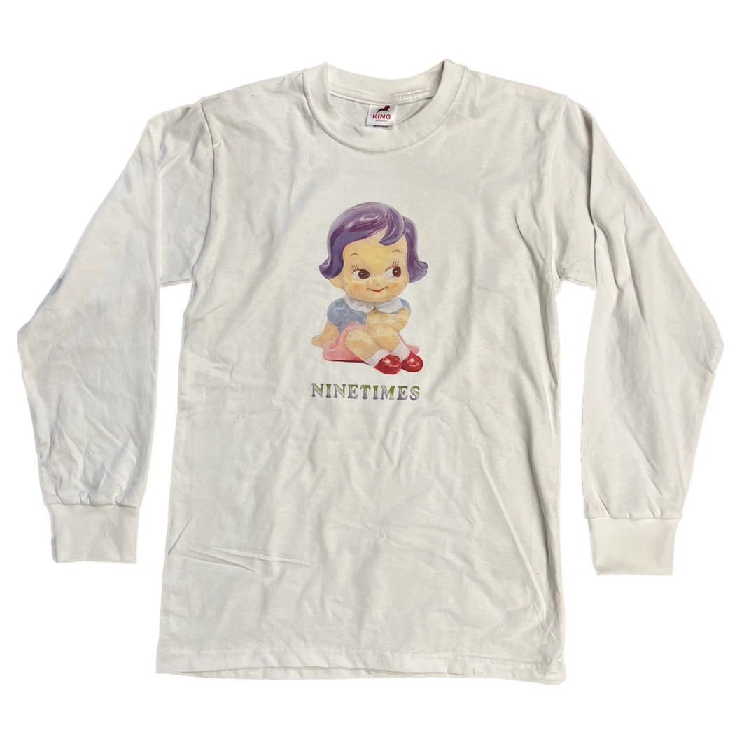 Ninetimes Doll Longsleeve Tee - White