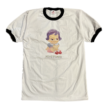 Load image into Gallery viewer, Ninetimes Doll Ringer Tee - White/Black