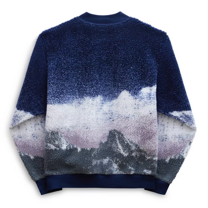 Vans Overlook Sherpa Fleece Crewneck - Blue