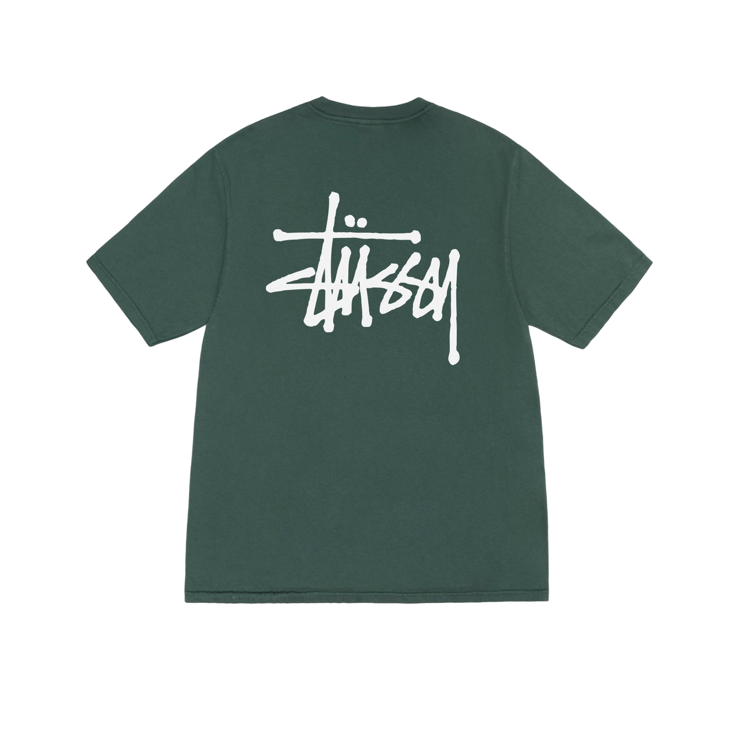 Stussy Basic Pigment Dyed Tee - Forest