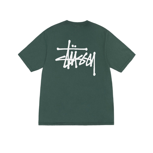 Stussy Basic Pigment Dyed Tee - Forest