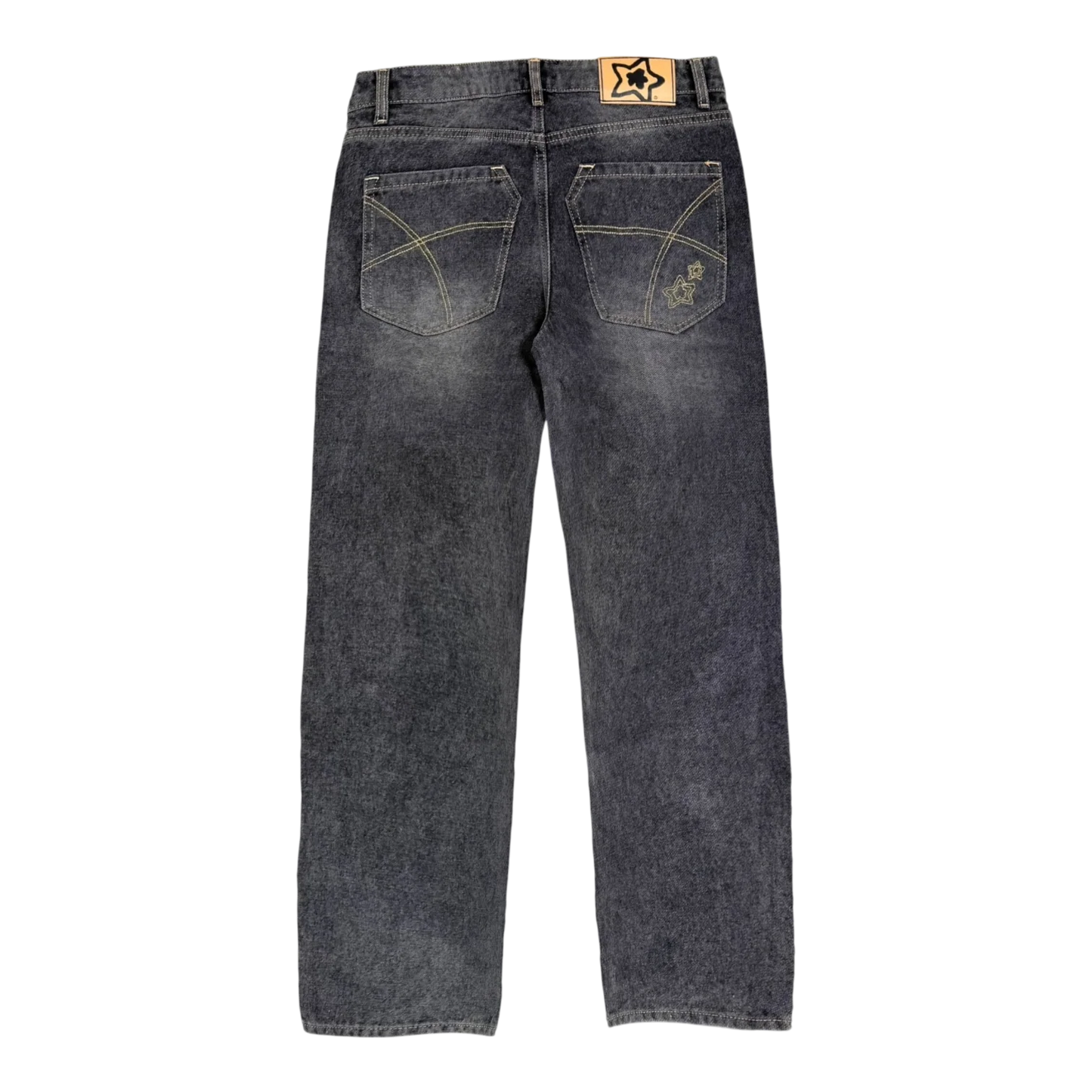 Star Team Normal Fit Drop Jeans - Black