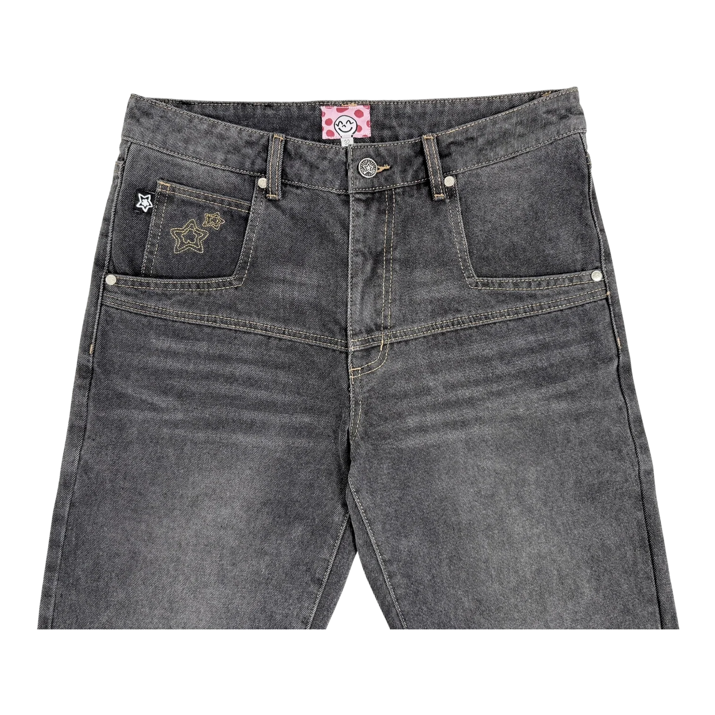 Star Team Normal Fit Drop Jeans - Black