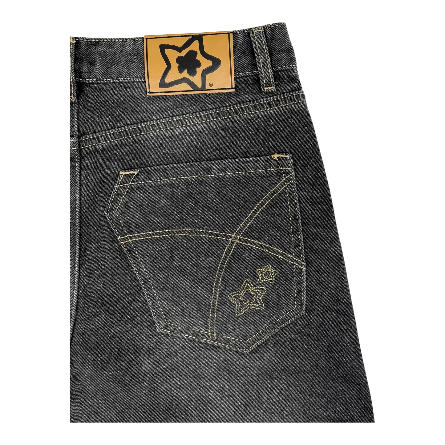 Star Team Normal Fit Drop Jeans - Black